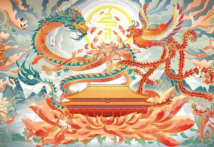 梦见龙凤同时出现在天空是什么意思